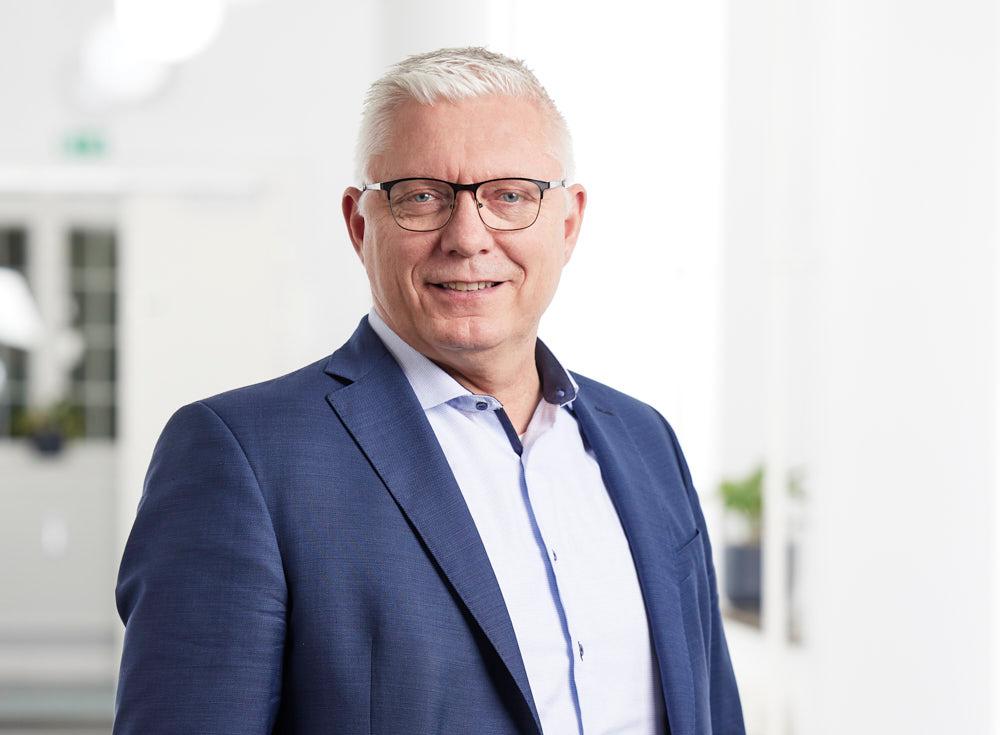 Portræt af Ulrik Pedersen, underdirektør for Virksomheder