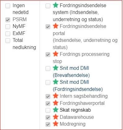 PSRM / hotfix servicevindue torsdag den 20. juli 2023 (DMI bliver ikke berørt)